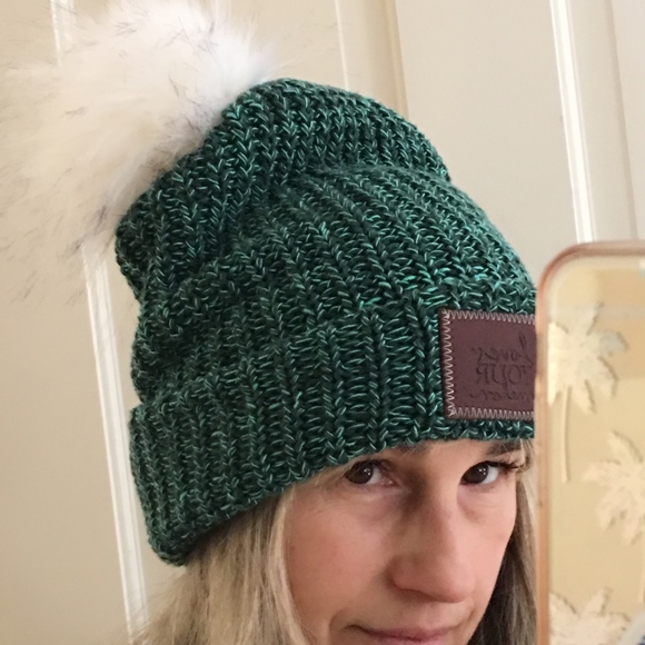 love your melon pom hat